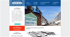 Desktop Screenshot of hatus.de